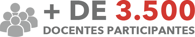 Más de 3.500 docentes participantes